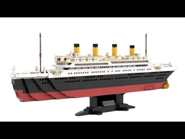 SuSenGo Building Bricks for Titanic 1021 Pieces Block Model Kit