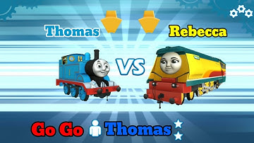 Thomas & Friends Go Go Thomas : Thomas Vs Rebecca | Train Engiens Best Race | Part - 2.🚂👈👆👌😱