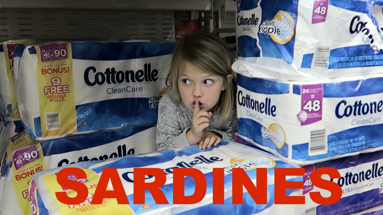 SILLY SARDINES AT WALMART | HIDE AND SEEK!
