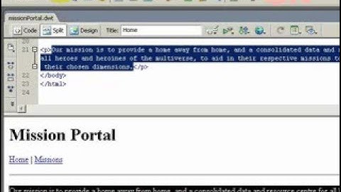 Dreamweaver Create and Use Templates