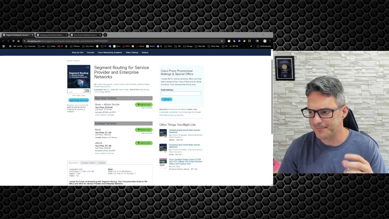 Cisco Press Book that has been helpful in learning Segment Routing