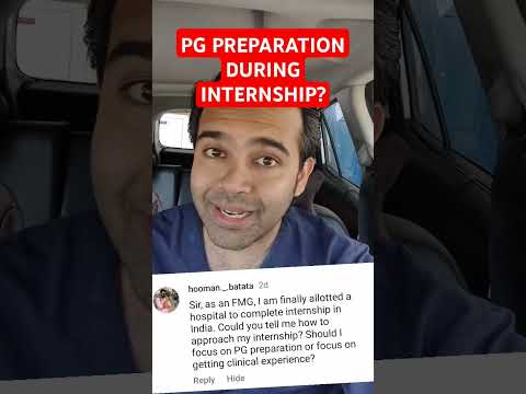 PG Preparation during Internship?