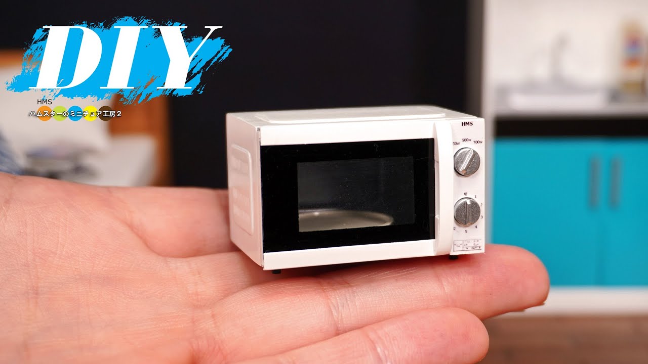 DIY Miniature Microwave Container home #7 - YouTube