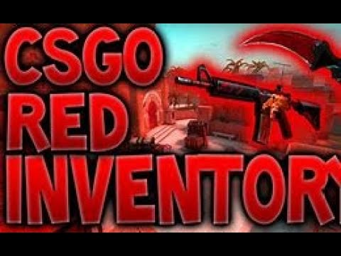 Red Inventory!!! CSGO Themed Inventory - YouTube
