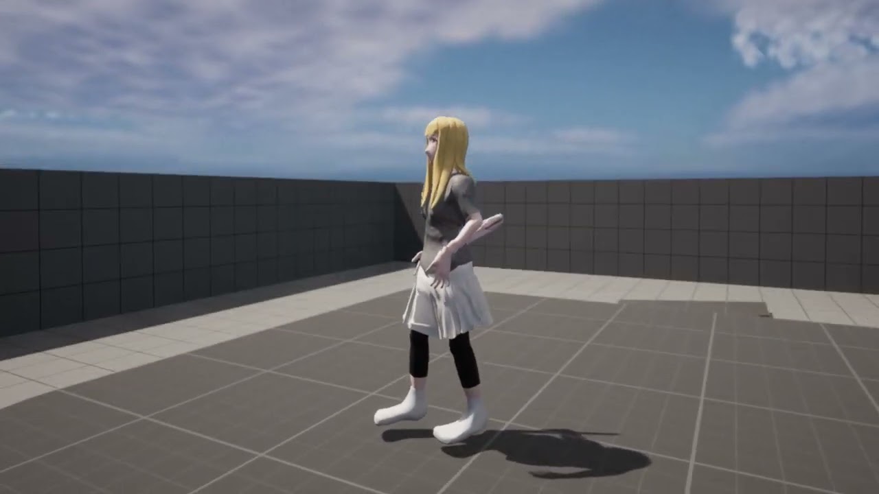 Blenderで作った自作キャラをunreal Engine 5で動かす Part 3 The Original Character Running In Ue5 Youtube
