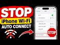 How to Turn off Wi-Fi on iPhone Permanently