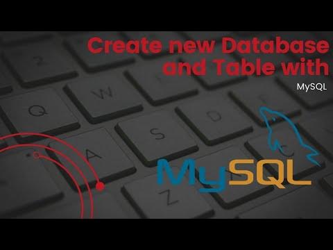 How to create database, table in Php MySQL admin - YouTube