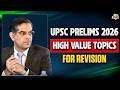 UPSC Prelims Strategy | Topic Wise Priority List to Crack Prelims | High Weightage Topics UPSC