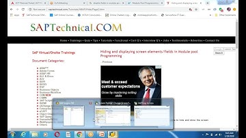 44. SAP ABAP Module Pool  Update Function module