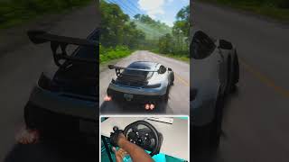AMG GTR Crazy Pops & Bangs While Drifting | Forza Horizon 5 | Logitech G920 Gameplay #shorts #gaming