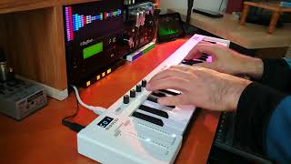 The ocean of the night | Ambient Electronic Session with Midiplus X4mini controller - VICHERVAL