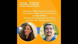 Famous Upending College Sports Amateurism: Two Experts Weigh In On the Future For College Athletes Wealth