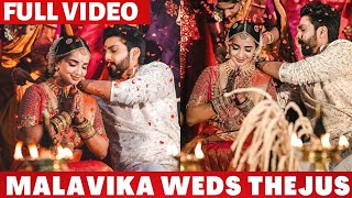 Malavika Krishnadas Marriage | Full Video | Thejus Jyothi #nayikawedsnayakan | Malu Wedding Video