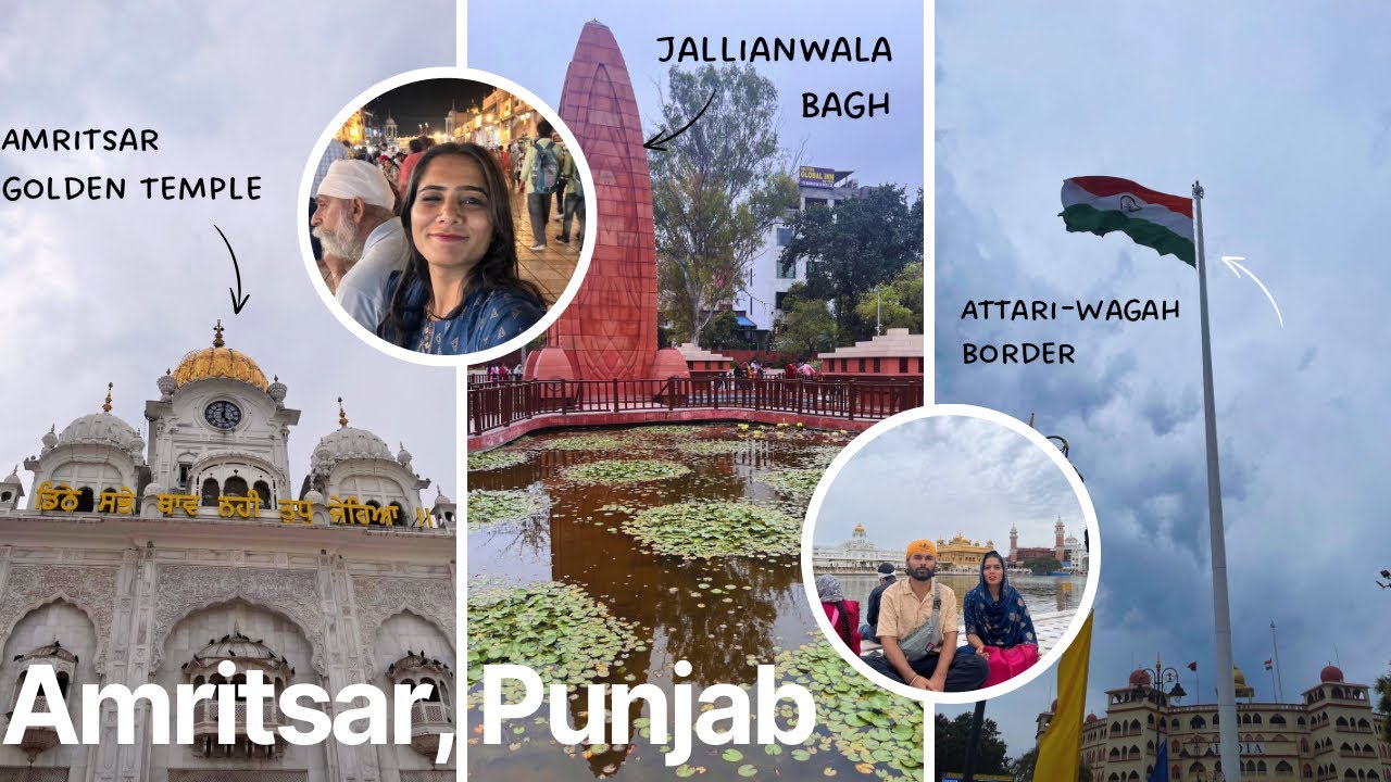 Exploring Amritsar || Amritsar Golden Temple || Jallianwala Bagh || Wagah Border ||@Spoilt Army Brat