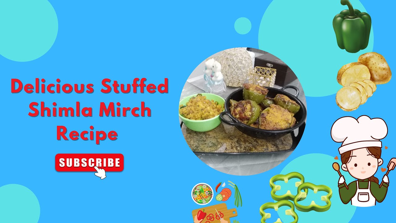 Delicious Stuffed Shimla Mirch Recipe Bursting with Flavor! BS