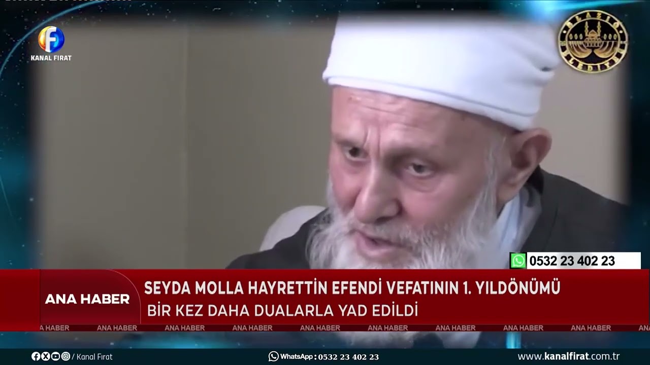 Ana Haber Seyda Molla Hayrettin Efendi Vefatının 1  Yıldönümü 05 03 2026
