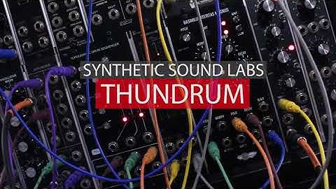 Synthetic Sound Labs THUNDRUM 5U analog drum module SSL1140
