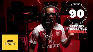 Double S drops an amazing Arsenal freestyle | BBC Sport