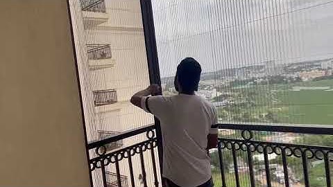 Pleated/collapsible mosquito net for Balcony 9008481253/9066663184