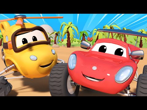 Le message dans la bouteille - Monster Town 🚗 Dessin animé enfants