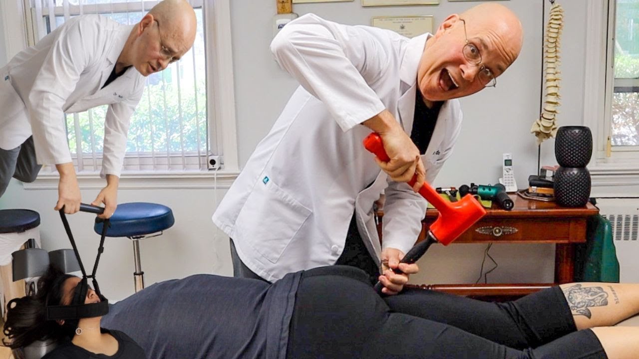 CRAZY RELIEF after First *Y STRAP* Chiropractic Adjustment by New