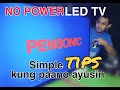 HO TO REPAIR NO POWER LED TV