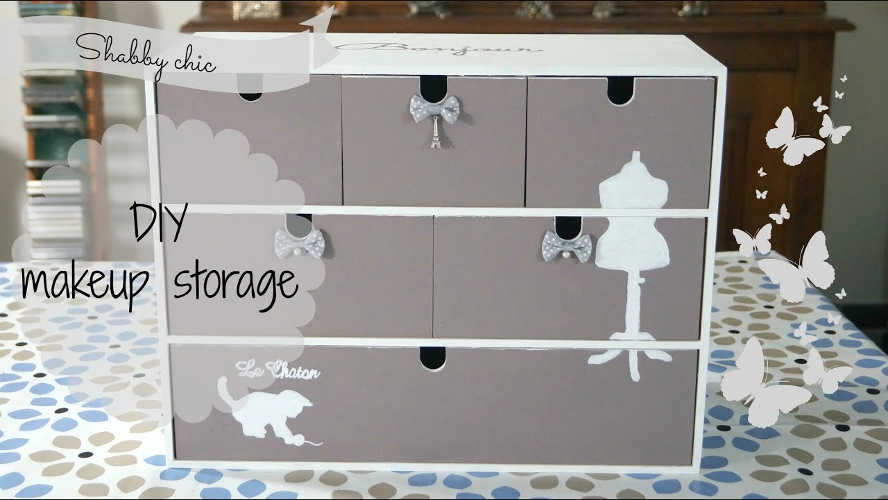 Diy makeup & jewelry storage shabby chic: creiamo la nostra ...