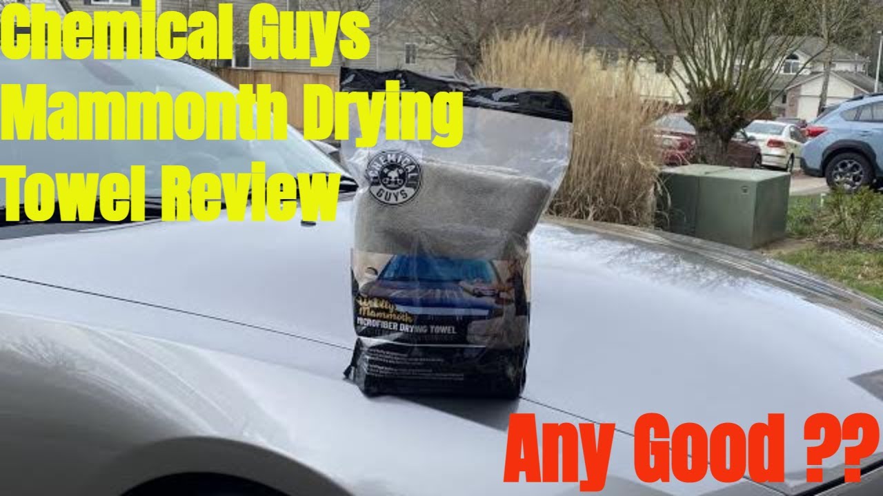 Chemical Guys Drying Towel Review, is it better then your Shower Bath  Towel?? 