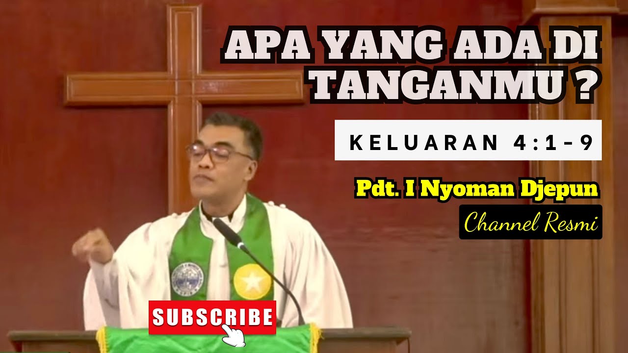 Apa yang ada di tanganmu | KELUARAN 4:1-9
