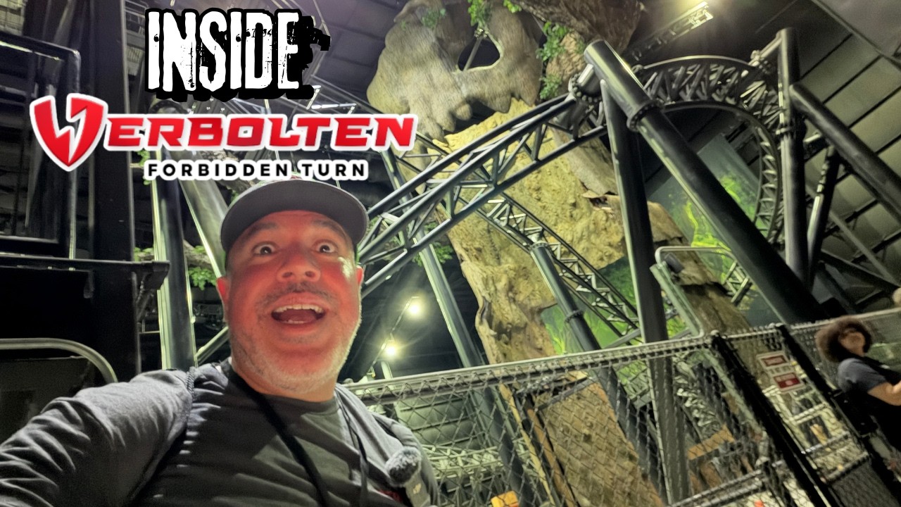 INSIDE Verbolten: Forbidden Turn: First Look | NEW Busch Gardens Williamsburg Revamped Coaster