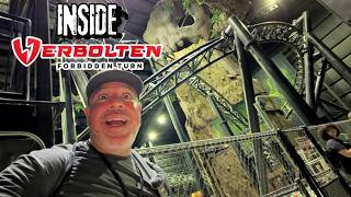 INSIDE Verbolten: Forbidden Turn: First Look | NEW Busch Gardens Williamsburg Revamped Coaster