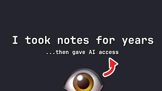 The unexpected power of letting an LLM see my personal notes