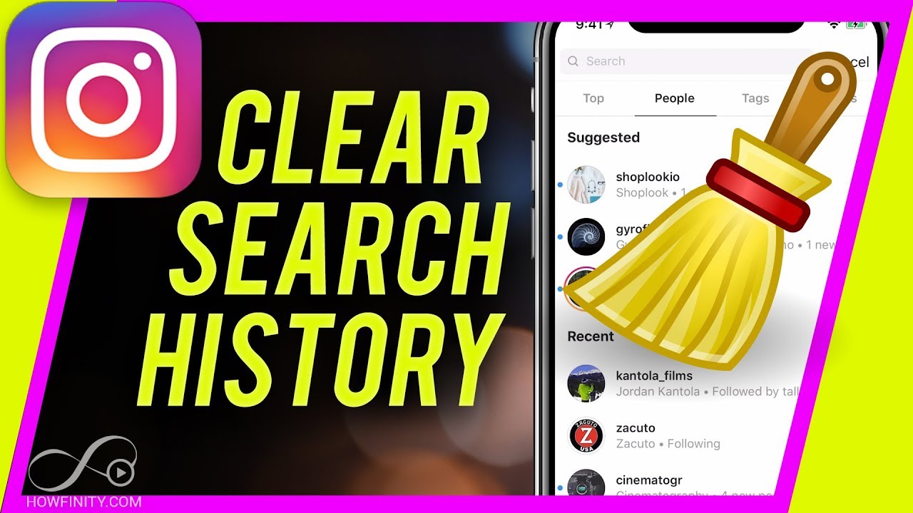 how to clear instagram search history in 2018 - where do suggested followers on instagram come from