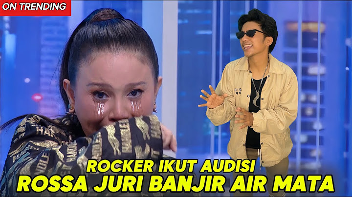 Banjir Air Mata !! ROCKER Bawakan Lagu Sampai Juri Menagis Histeris !! Rossa sampai Menangis