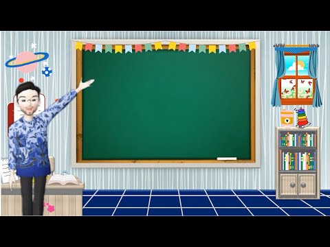 Background animasi bergerak ruang kelas || Animasi pak guru mengajar