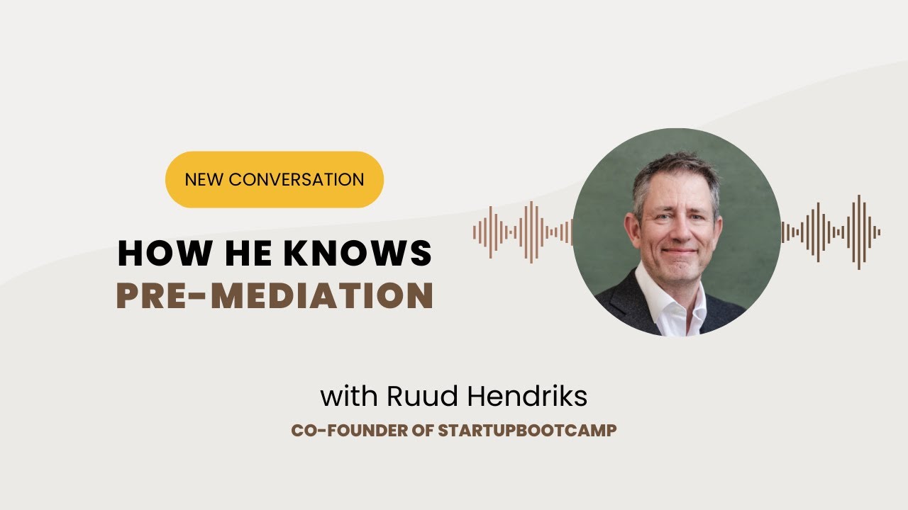 TRUE CONVERSATIONS #3 - Ruud Hendriks | How he knows pre-mediation.