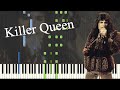 Queen - Killer Queen Piano/Karaoke *FREE SHEET MUSIC IN DESC.* (As Played by Freddie Mercury)