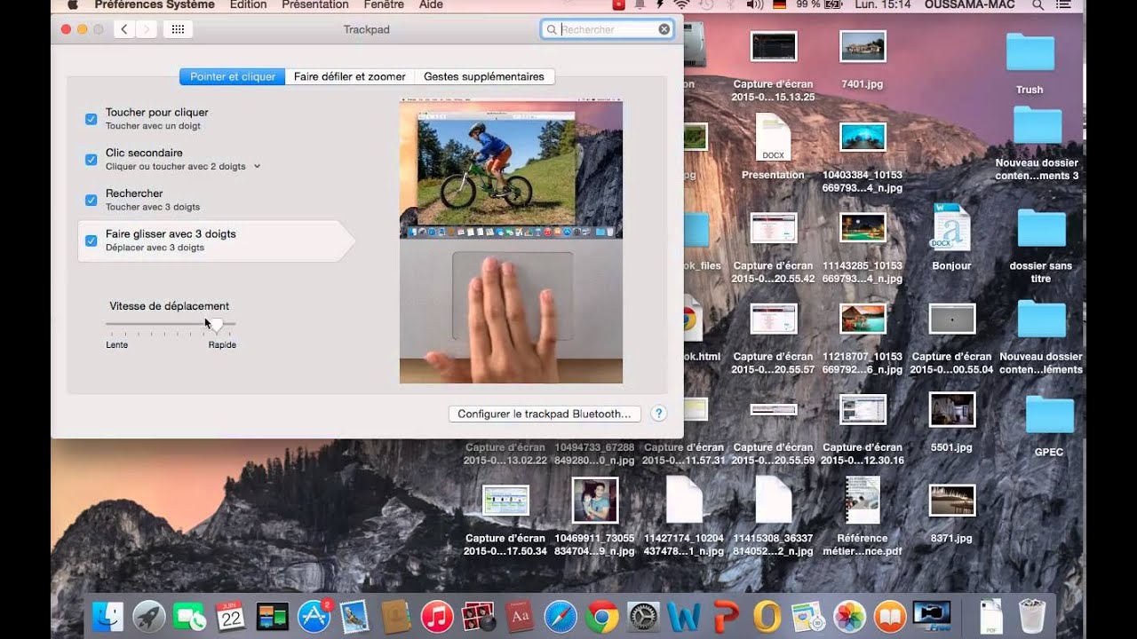 how to activate Trackpad on a Macbook and how it works YouTube