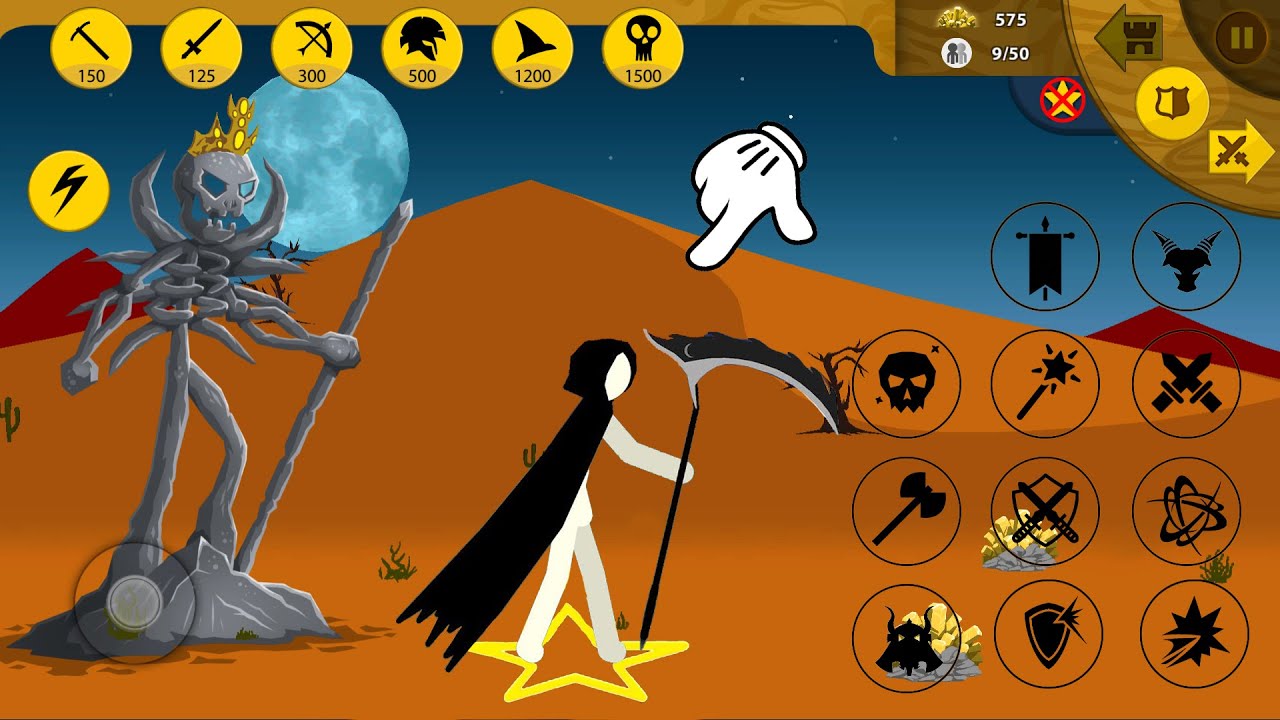 Unlock Boss Meric Unlocked Full Skill Level Max Power | Stick War ...