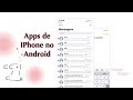 testando apps aleatórios de iphone da play store + comparação com o iphone ♡