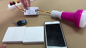 Basic Smart Wifi Switch for Alexa Google Home Timer 10A/2200W Wireless RF Remote Control Switch