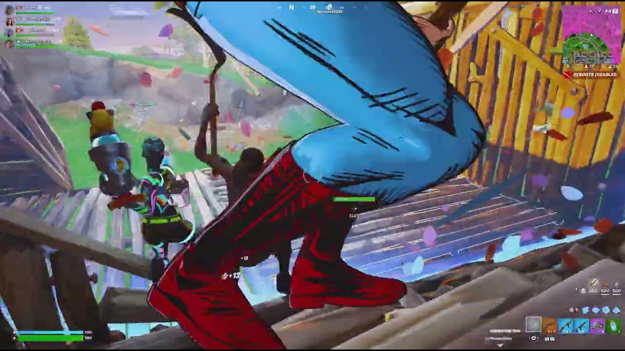 Reload goat btw randoms on my team