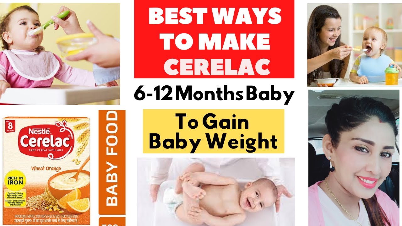 Prepare Cerelac with Milk For 6 to12 Months for Baby Gain