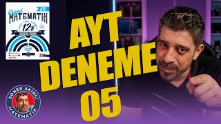 Ori̇ji̇nal Yayinlari Ayt Matematik Denemeleri - 05 12Li Branş Denemeleri 2024