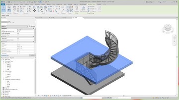 Revit Rectangular to Spiral Stairs