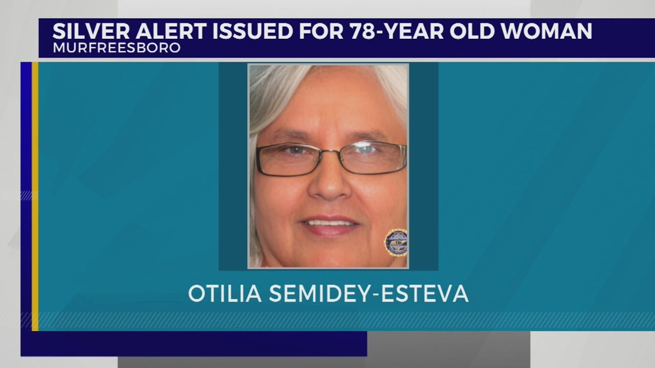 Silver Alert issued for 78-year-old woman - YouTube