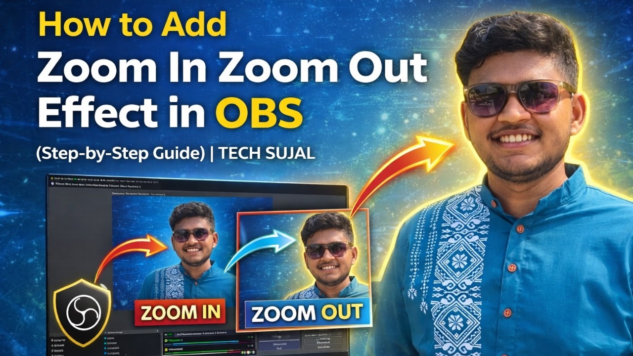 How to Add Zoom In Zoom Out Effect in OBS - YouTube