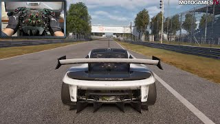Rennsport Beta - Porsche Mission R at Monza | Moza DD R9 Gameplay