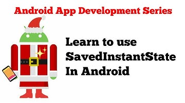 #1 Android App Development Tutorial Series - 32 - How to use savedInstanceState for saving data