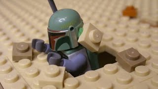 Lego Star Wars The Book of Boba Fett (Boba Fett Escapes The Sarlacc) | STOP MOTION